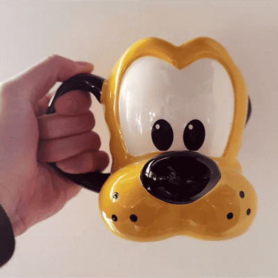 Taza 3D rostro Pluto
