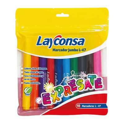 Plumón Layconsa Jumbo L-47 10 unidades