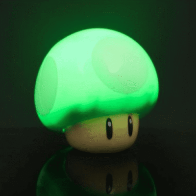 Lámpara honguito Mario Bros