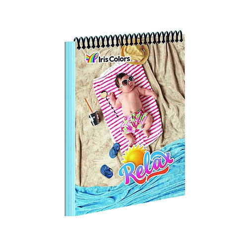 Libreta Anillado Iris Color 140 Hojas Tipo Block