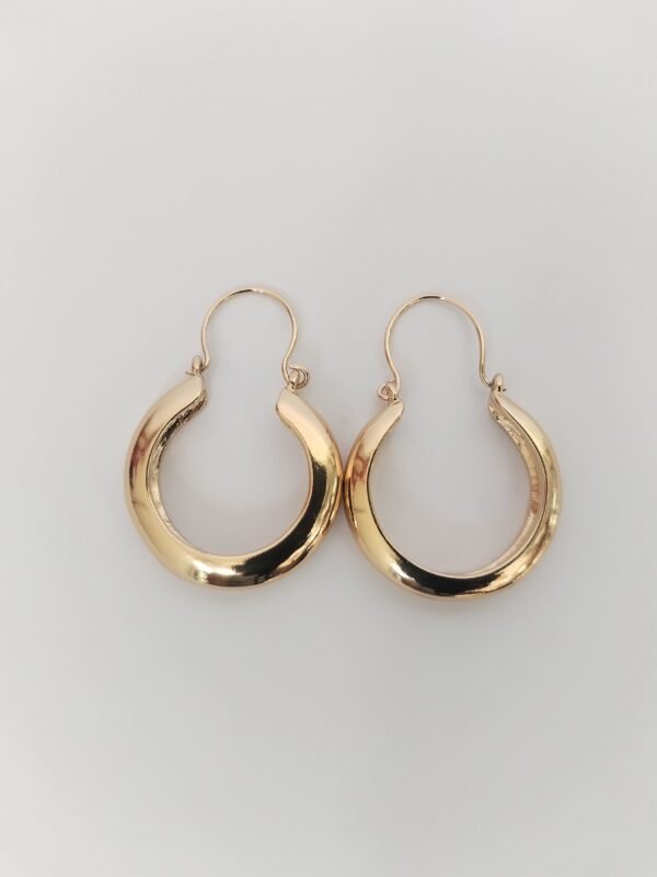 Aretes Aros Sol de Oro