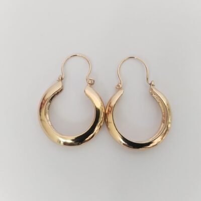 Aretes Aros Sol de Oro