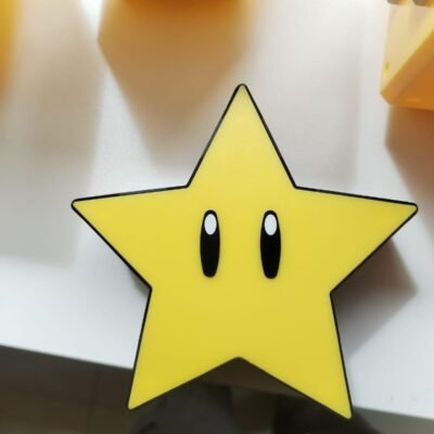 Lámpara estrella de Mario Bros