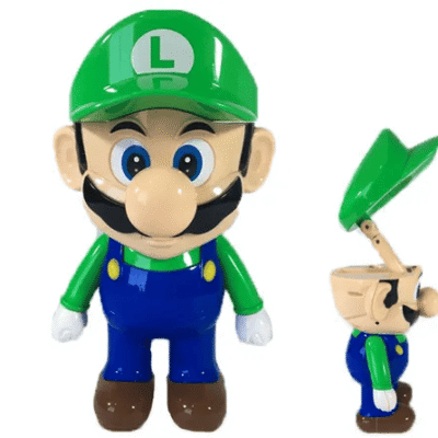 Lámpara Led Recargable Luigi 3d Azul Verde