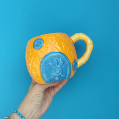 Taza 3D Casa de Piña de Bob Esponja