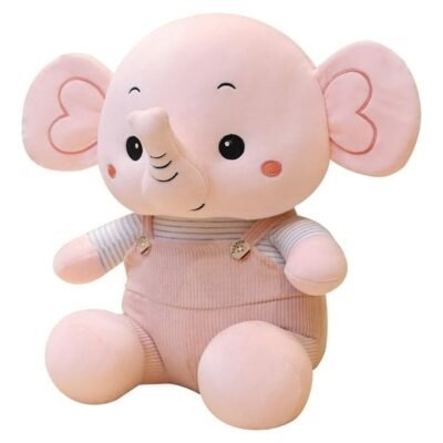 Peluche Elefante Kawaii con Textura Sensorial