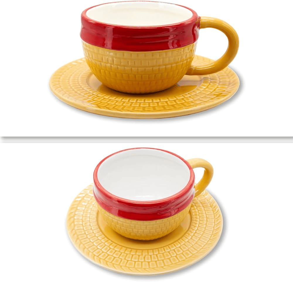 Taza 3D del Sombrero de Paja de Luffy – Diseño Anime Coleccionable - Imagen 3