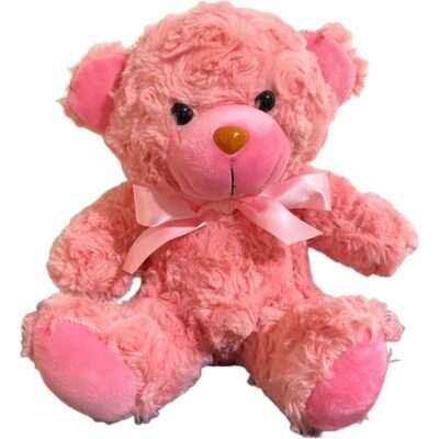 Oso "Pink Rose" – Ternura y Color en Textura de Rosas