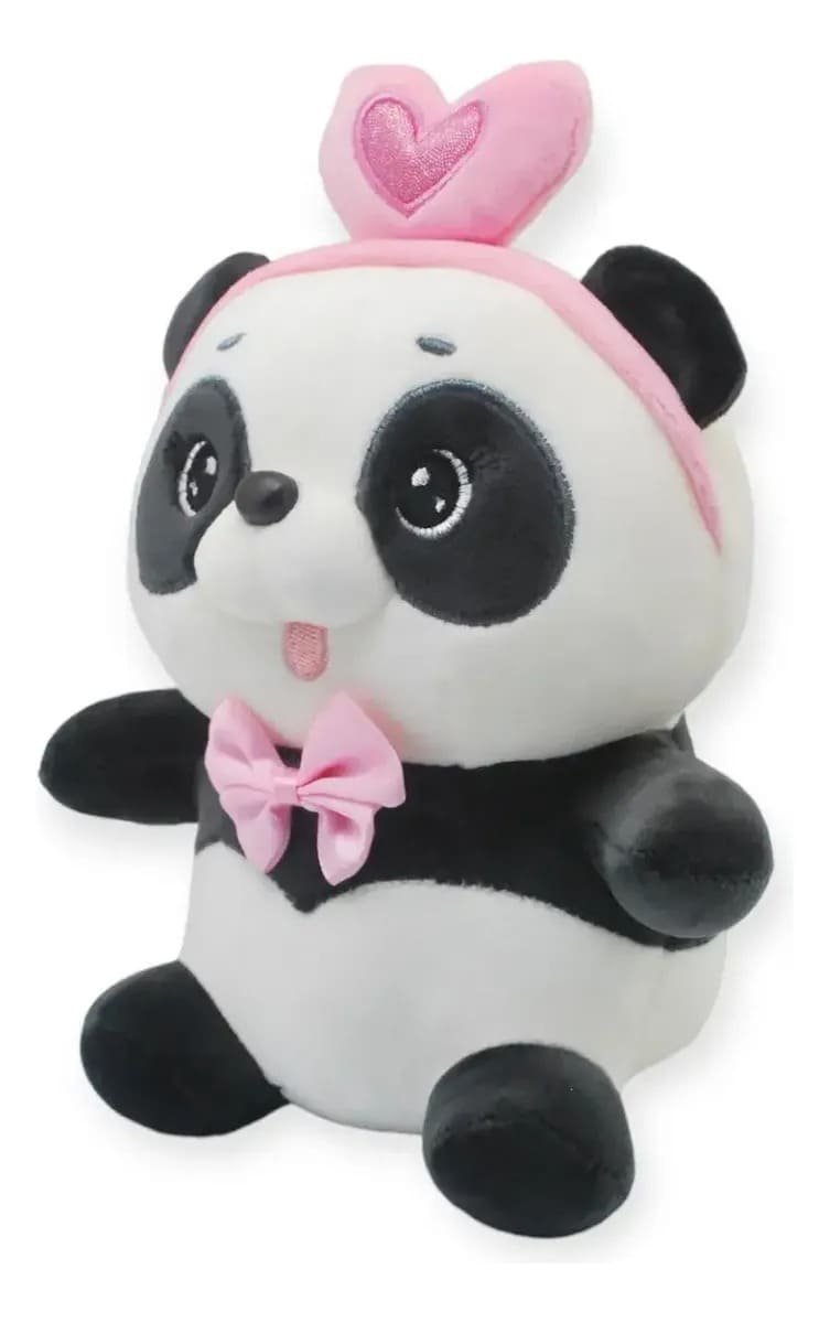 Pandita Coqueta con Lazo Rosa – ¡Tu Nueva Mejor Amiga! - Imagen 2