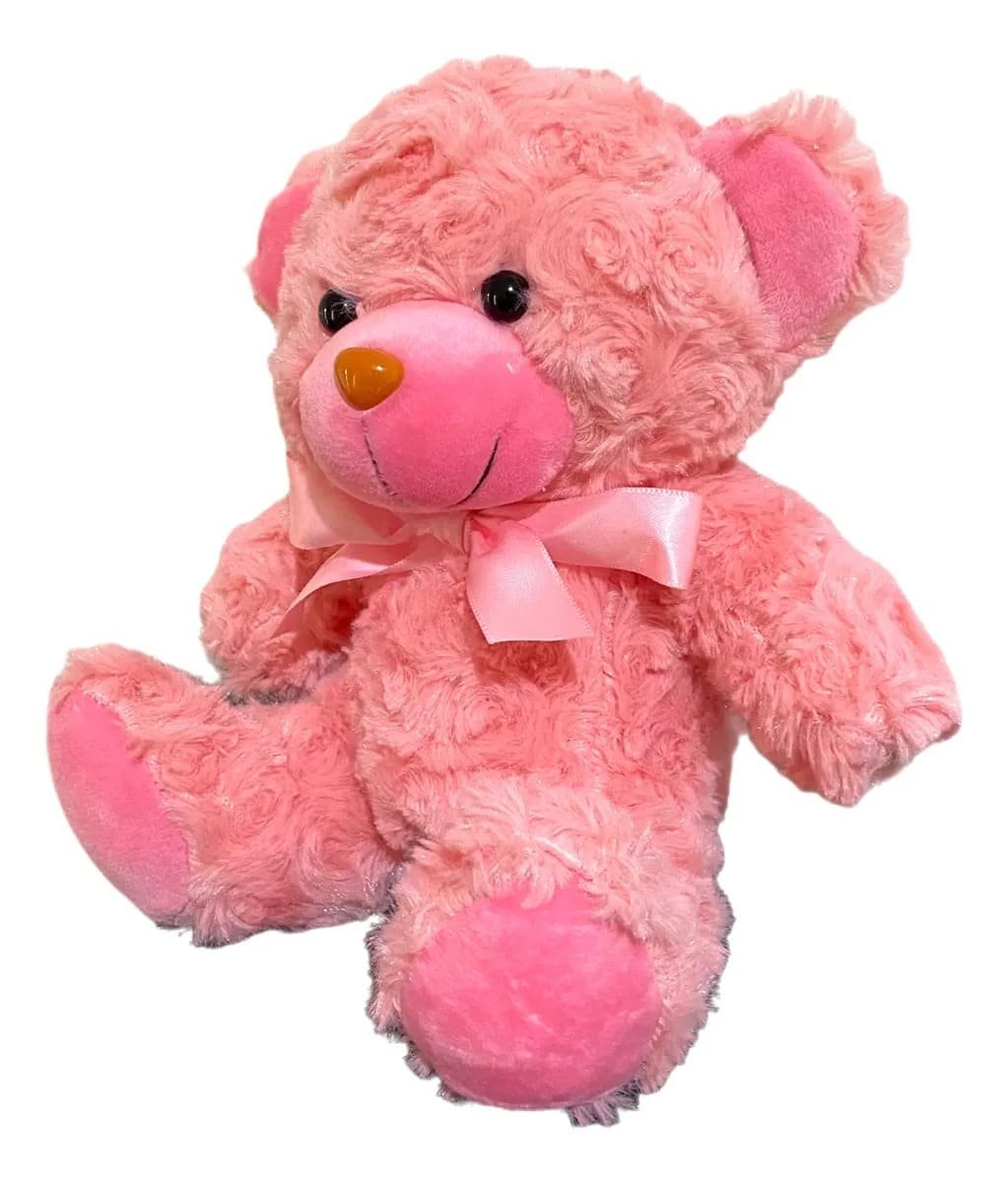 Oso "Pink Rose" – Ternura y Color en Textura de Rosas - Imagen 2