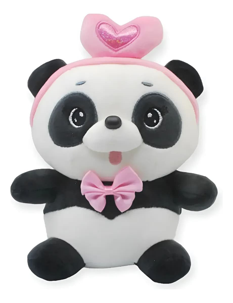 Pandita Coqueta con Lazo Rosa – ¡Tu Nueva Mejor Amiga!