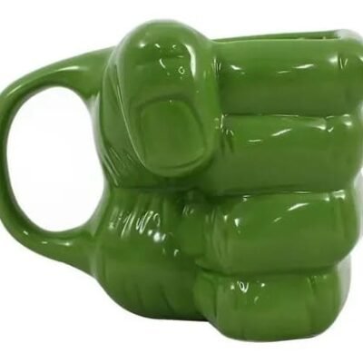 Taza 3D Puño de Hulk – Diseño Poderoso de Superhéroe