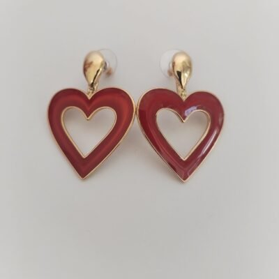 Aretes de Corazón de San Valentín