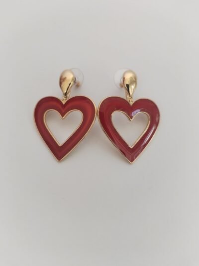 Aretes de Corazón de San Valentín