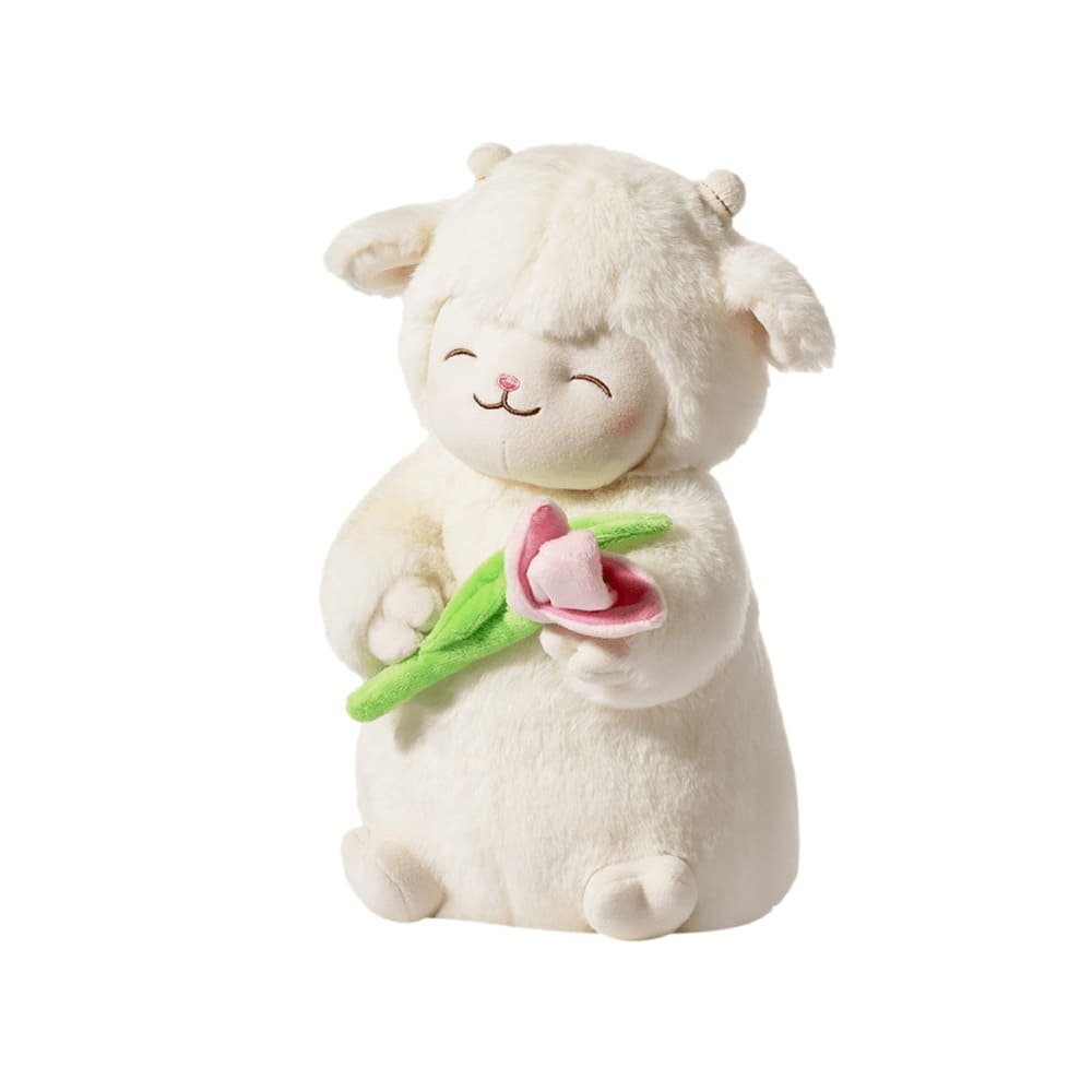 Ovejita "Dulce Sueño" con Tulipán – Un Regalo de Paz - Imagen 2