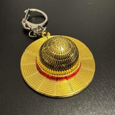 Llavero Metálico Sombrero de Paja de Luffy
