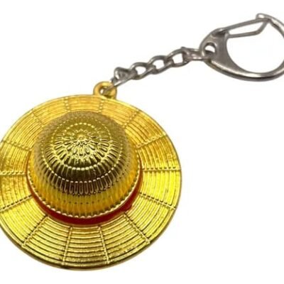 Llavero Metálico Sombrero de Paja de Luffy