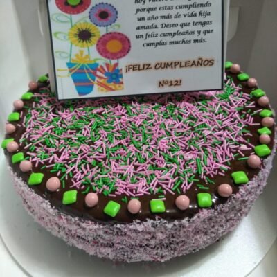 Torta Temática de Cumpleaños Chocolate