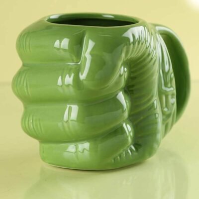 Taza 3D Puño de Hulk – Diseño Poderoso de Superhéroe