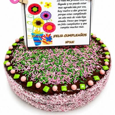 Torta Temática de Cumpleaños Chocolate