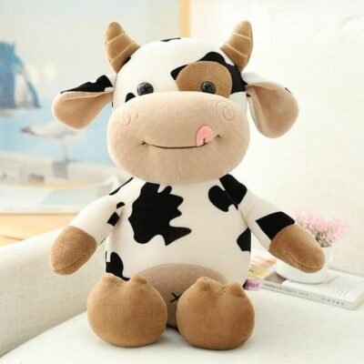 Peluche Vaquita Kawaii – Súper Suave, Tierno y Encantador