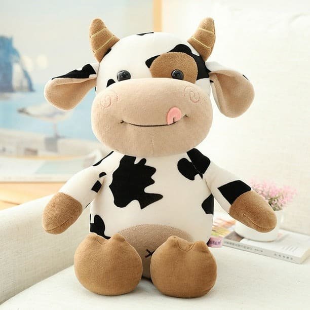 Peluche Vaquita Kawaii – Súper Suave, Tierno y Encantador - Imagen 2