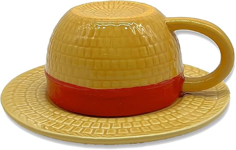 Taza 3D del Sombrero de Paja de Luffy – Diseño Anime Coleccionable - Imagen 2