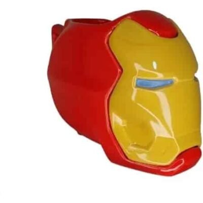 Taza de Cerámica 3D Casco Iron Man
