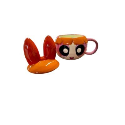 Taza 3D Bombón con Tapa – Colección Chicas Superpoderosas