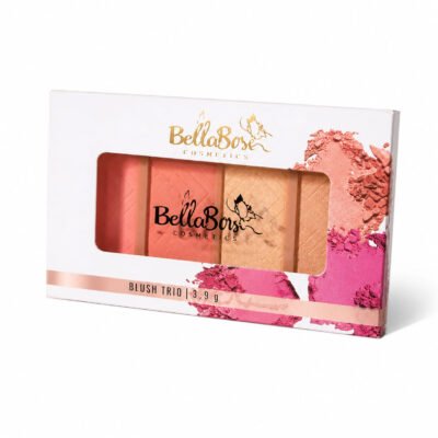 Paleta Blush Trio BellaBose – Set de 3 Rubores de Alta Pigmentación