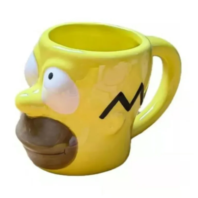 Taza Coleccionable Homero Simpson 3D