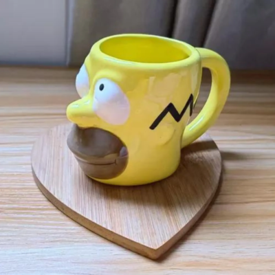 Taza Coleccionable Homero Simpson 3D