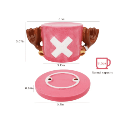 Taza 3D de Chopper – Diseño Anime Coleccionable