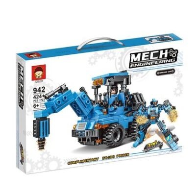 Excavadora de Perforación y Robot Mecha