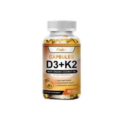 Cápsulas De Vitamina D3 + K2 - Salud Ósea, Dental Y Cardiova
